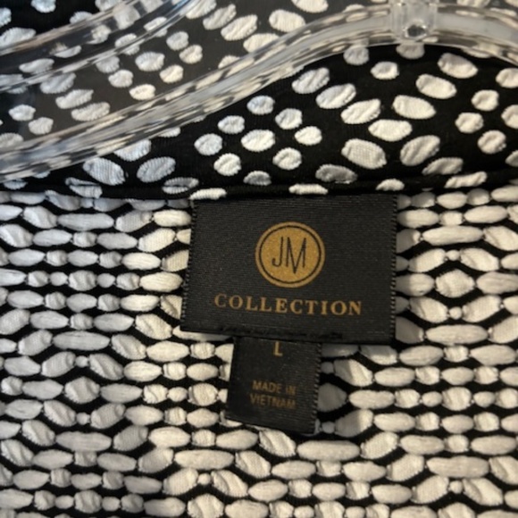 JM Collection Swing Jacket 3 large buttons - Picture 4 of 4